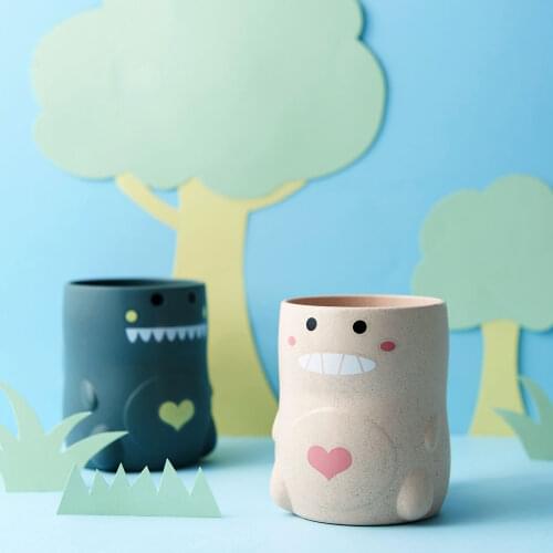 OTHERHOUSE Cute Toothbrush Cup Bathroom Tumbler Household Milk Water Cups Bath Creative Mouthwash Gargle Cup Toothbrush Holder