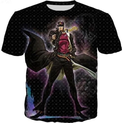 CLOOCL Anime JoJos Bizarre Adventure Men T Shirt 3D Print Fashion T Shirt Men/Women Harajuku Streetwear Tops Pullover Z327