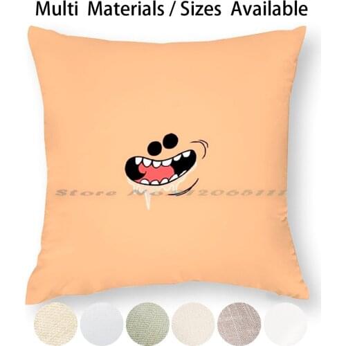 I Want Icecream Pillow Case Throw Pillow Cover Cotton Linen Flax Hellbenders Hell Benders Funny Internet Show Face Funny Face