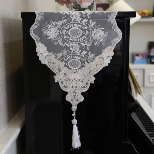 NEW LOVELY Princess style Home cloth European white Hollow out Lace embroidery tablerunner tablecloth table cover