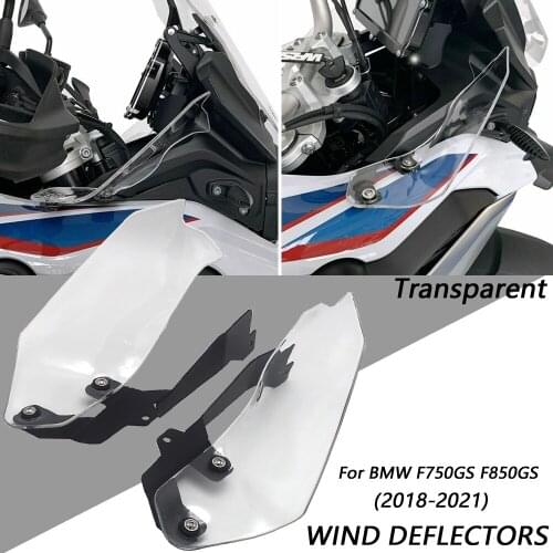 Wind Deflector Pair Windshield Handguard Cover Side Panels For BMW F750GS F850GS 2018 2019 2020 2021 F750 F850 GS F 750 / 850 GS