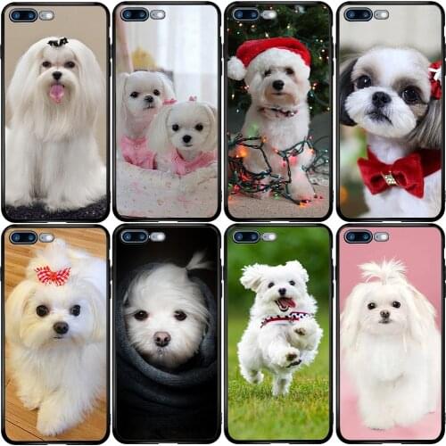 Phone Case for Samsung A5 A6 A7 A8 A10 A20 A30 A40 A50 A60 A70 A80 A90 J3 J4 J5 J6 J8 Plus I Love My Maltese dog