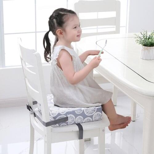 Baby Dining Cushion Children Increased Chair Pad Adjustable Removable Highchair Booster for Infant Care D5QA