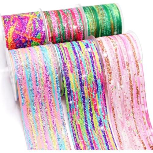 DIY Handmade Materials Printed Grosgrain Ribbon 50 Yard Per Size 50407