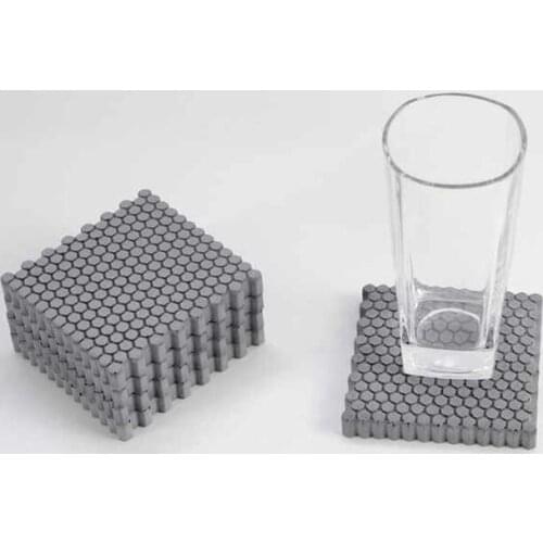 Silicone Concrete Coaster Molds Cement Base Molds Tea Cup Holder Tray Molds Tray Molds