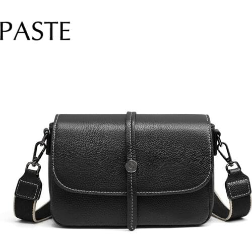 New Model Famous Brand Design Messenger Bag Women Flap Shoulder Crossbody Bag Small 100% Genuine Leather Girl Daily Purse Blue