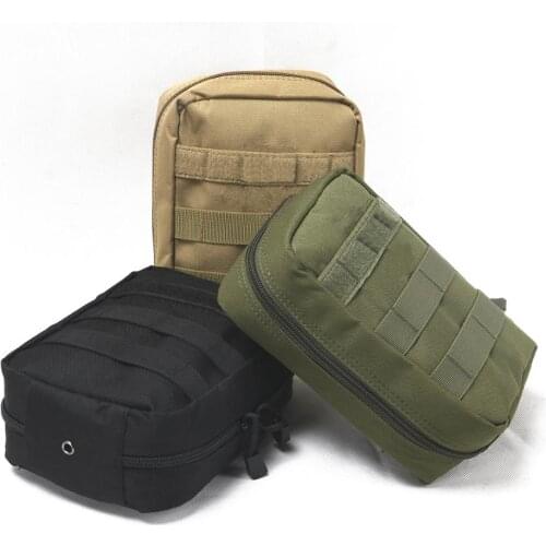 Tourbon Outdoor EDC Molle Tactical Pouch Emergency First Aid Kit Bag Camping Hiking Climbing Medical Kits Bags
