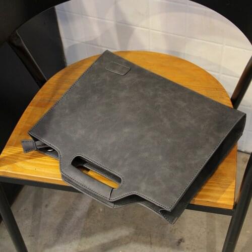 Xiao.p Fashion Mens High Quality Pu Leather Business Handbag Mens shoulder bag Handbag Crossbody bag Retro Briefcase for Man