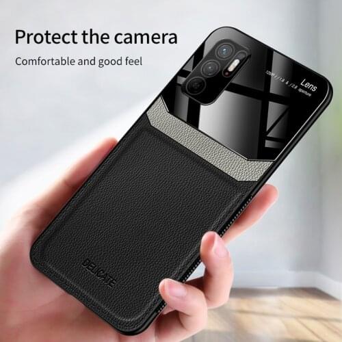 Camera Protection Matte Leather Vintage Case for Xiaomi Poco X3 Pro F3 5G M3 Pro 5G X 3 GT Funda Ultra Thin Cover