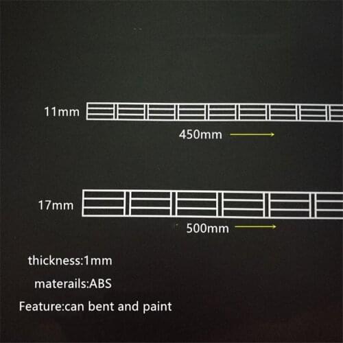 5pcs/lot Architecture Model Fence For Ho Train Or Boat Layout