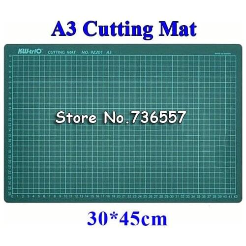 A3 /A4PVC Rectangle Grid Lines Cutting Mat Tool Plastic Cutting Board Mat Double-sided Cutting Pad Craft DIY Cut Tools