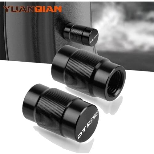 Motorcycle Accessories Couple Aluminum For YAMAHA DT125RE DT125 RE Vehicle Wheel Tire Valve Stem Caps Covers for Universal cycle