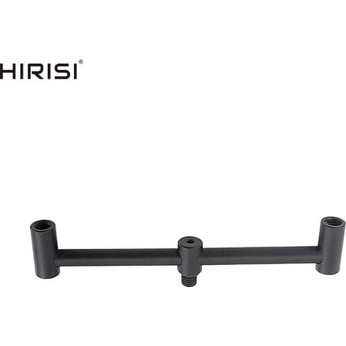 2 x 17.5cm Aluminium Carp Fishing Buzzer Bar for 2 Rods Fishing Rod Pod