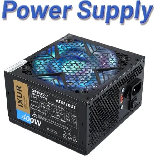 ATX-580GT PCI SATA 12V 110&220V 400W Is Suitable For Desktop Game Console Power Supply