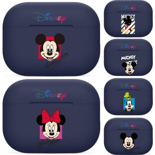 Mickey For Airpods pro 3 case Protective Bluetooth Wireless Earphone Cover Air Pods airpod case air pod cases Navy