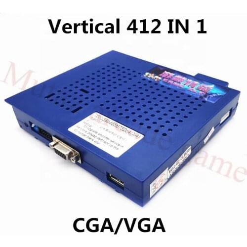 Blue Game Elf 412 In 1 Game Board For CGA VGA Vertical Monitor jamma multi games Cocktail table game board