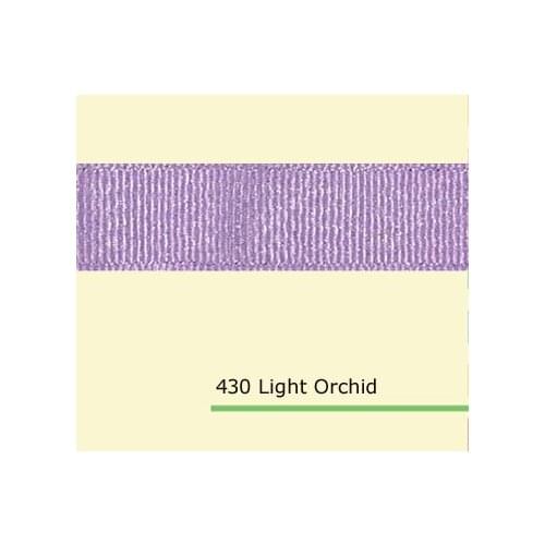 1" inch (25mm) Silver Sparkle Light Orchid Grosgrain Ribbons