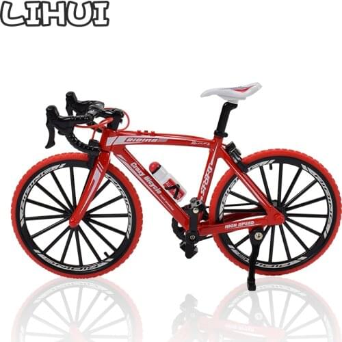 1:8 Alloy Mini Finger bmx Bike Model Toys for Boys Foldable Metal Mountain Bicycle Road Bike Cycle for Kids Toy Collection Gifts