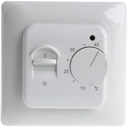 New Universal Mechanical Floor Heating Thermostat Controller Warm Regulator Floor Heating Electric Wall Thermostat Manual Warm