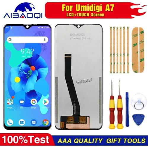 New Original 6.49 Inch Touch Screen+720x1080 LCD Display For UMIdigi A7 Replacement Parts + Disassemble Tool