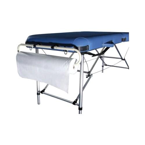 Disposable sheet roll holder for Massage bed & Beauty beds Adjustable metal bracket