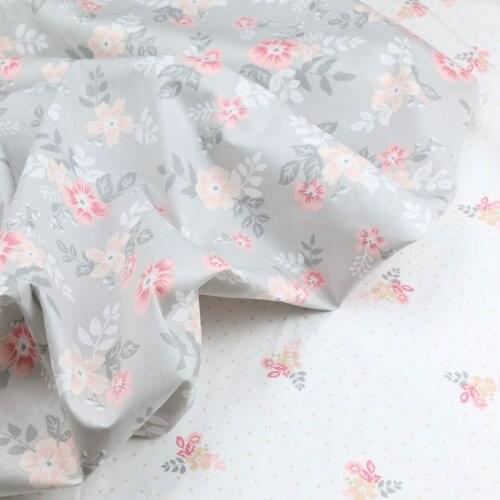 Half Meter 50*235cm Small Floral Prints 100% Cotton Bedding Fabric Pure Cotton Bed Sack Bed Sheet Bed Cover Cloth D20