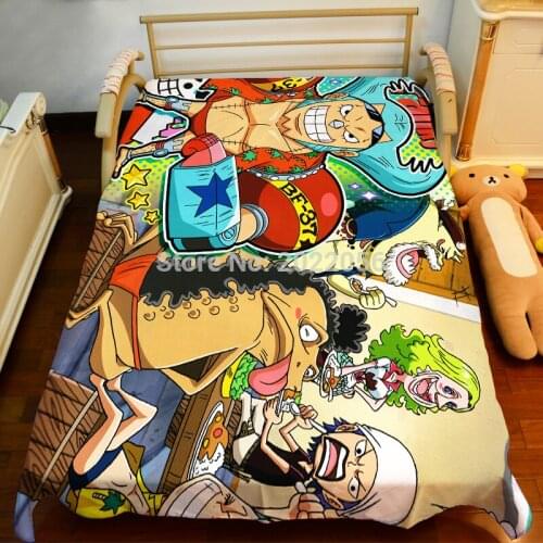 Anime Manga One Piece Bed Sheet 150*200cm Bedsheet 010