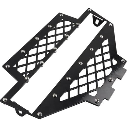 Grill Grilles for Polaris 2011-2013 RZR Led Front Grille 13'' Led Light Bar stainless steel without led bar