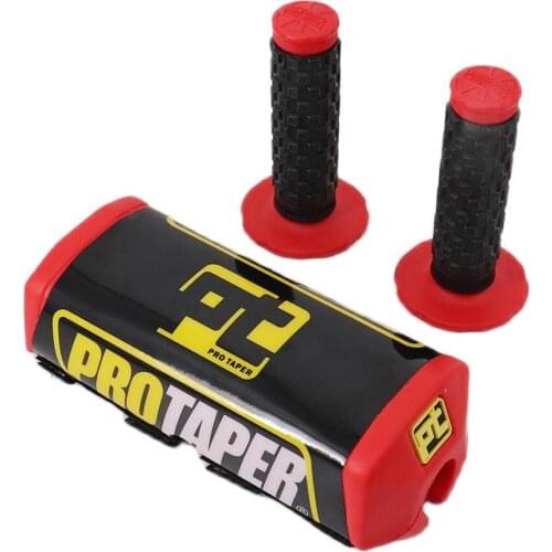 Handle Grips with Pro Taper Handlebar Pad Fat Bar Chest Protector Cross Fit For 1-1/8 handle bar motorcycle Dirt bike pit bike