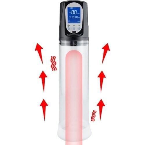 Automatic Penis Pump Enlargerment Vacuum Pump Lubricant USB Rechargeable Cock Vacuum Enlargement Masturbators Sex Toys for Men