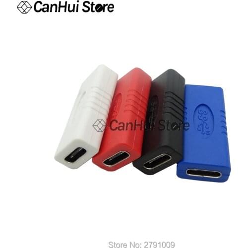 1pcs USB Type C Adapter Female to Female Converter Portable USB-C Charge Data Sync USB 3.1 Extension Cable for Phone Tablet