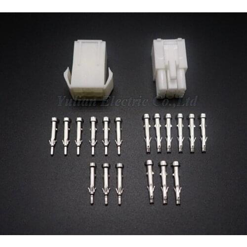 10 sets 9P 9 Way/pins Small Tamiya connector Set Kits mini Tamiya set EL 4.5MM male Female socket plug Free shipping