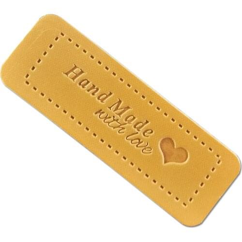 12 Options Hand Made with Love Labels for Clothing Hand Made Sewing Accessories with Love for Family Love Gift Handmade Label