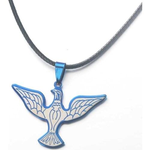 2018 Popular New Peace Dove Flying Stainless Steel Pendant Necklace Fashion Jewelry Gift