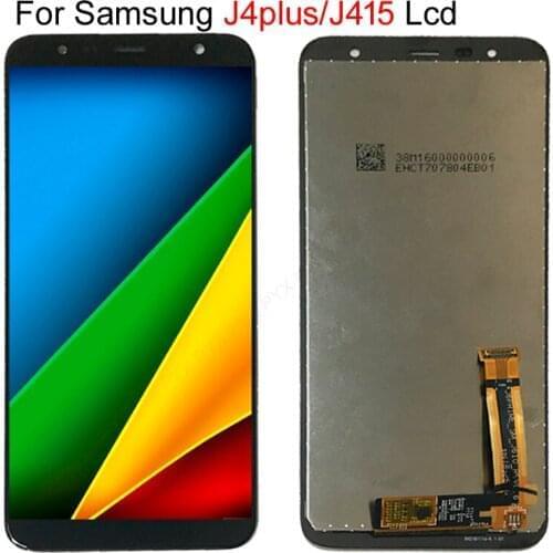 10pcs For Samsung Galaxy J4+ J415 SM-J415F J415FN LCD display Touch Screen Assembly For galaxy J6+ Plus J610 LCD with touch
