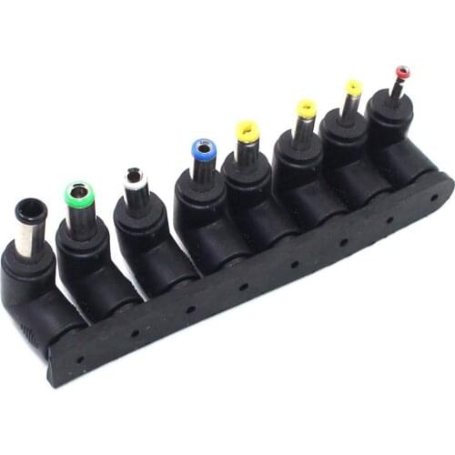 8pcs Universal 5.5*2.1mm Female Jack to DC Male Plugs For Laptop Computer Notebook AC Power Connectors