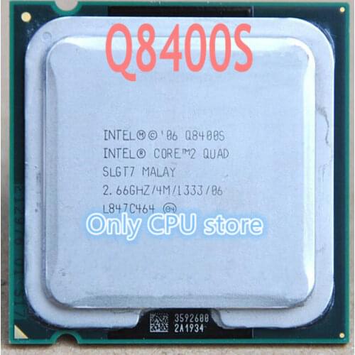 Free shipping Processor Q8400s CPU 4M Cache, 2.6 GHz, SLBET Quad-core LGA 775 Desktop CPU 130W scrattered pieces