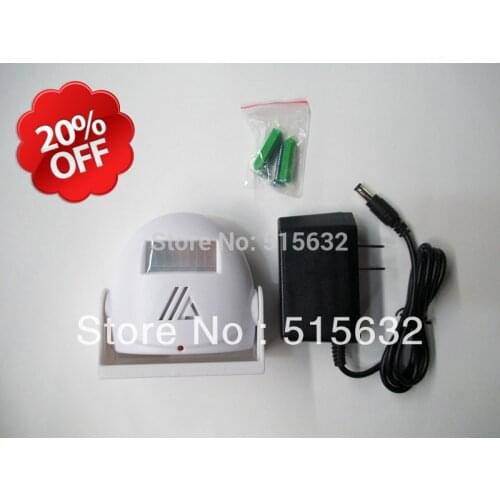 Wireless visitor Customer greeting warning doobell Alert Entrance Alarm with power charger plug