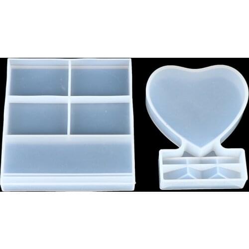 Craft Jewelry Making Mold Love Heart Photo Frame DIY Resin Decorative Silicone Mould Epoxy Resin Mold For Jewelry