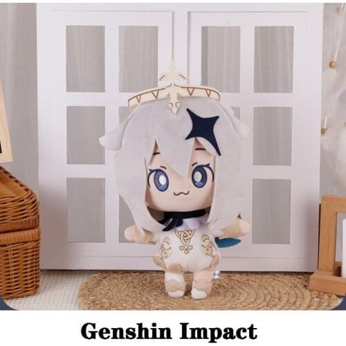 Xmas Birthday Gifts Kids Toys Anime plush dolls Genshin Impact Cosplay props Project Game NPC Paimon Pillows 2021 New Year party