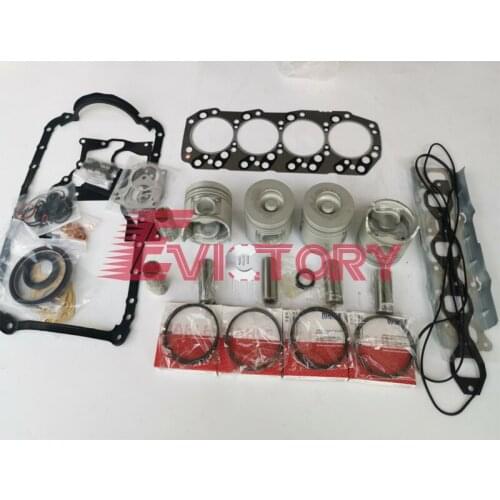 Evdiesels 4JJ1X 4JJ1T 4JJ1 piston + ring + head gasket + bearing for isuzu
