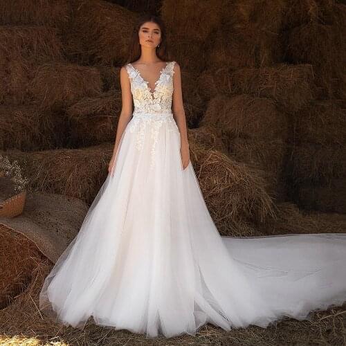 JCLPPJYCJYX Sleeveless Wedding Dresses