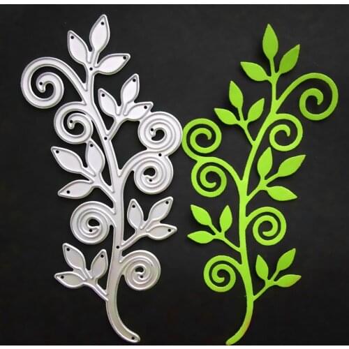 JX-LCLYL Branch 12.1x5.7cm Cutting Dies Stencil DIY Scrapbooking Card Punching Template