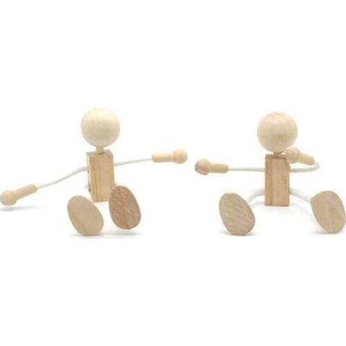 Educational Toys For Children Gifts DIY Wooden Assembling Transformation Robot For Kids Handmade Painting Draw Tools