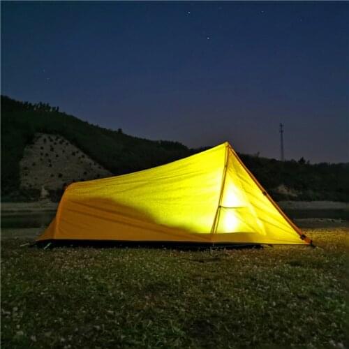 Ultralight 2 People Backpacking Tent Outdoor Camping 4 Season Tent with Snow Skirt Double Layer Waterproof Hiking Camping Tent