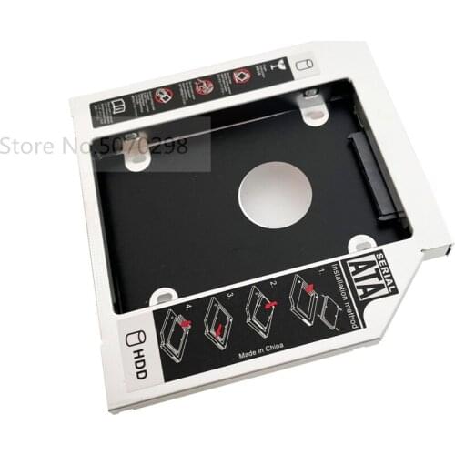 SATA 2nd Second HDD SSD Hard Drive Optical bay Caddy Frame Adapter for Sony Vaio VGN-NS20S VGN-NW11S UJ880AS UJ880A DVD ODD