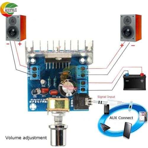 Ziqqucu TDA7297 Version B Amplifier Board AC/DC 12V 2x15W Digital Audio Dual Channel Module 15W+15W Grade 2.0 Board