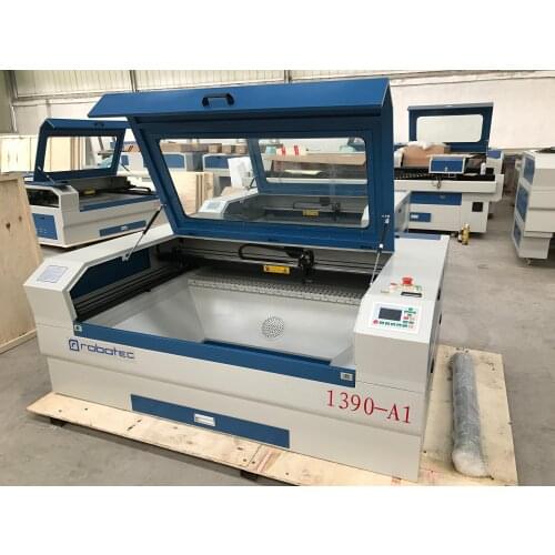 ROBOTEC 80w 100w 150w High Speed laser cutting machine price with beijing Reci Laser Tube For Sale, 1390 wood laser engraver