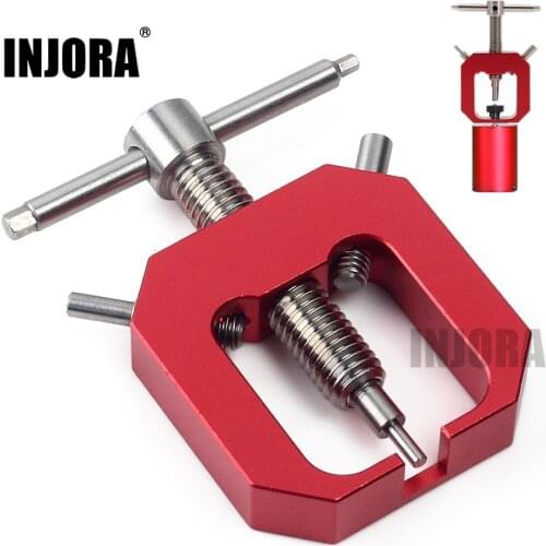INJORA Metal Blue/Red Motor Pinion Gear Puller Remover for RC Crawler RC Car Parts