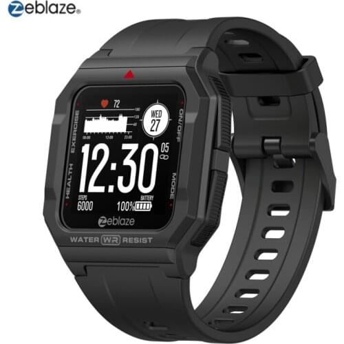 Zeblaze Ares Smart Watch BT 5.0 30M Bluetooth Smartwatch Waterproof Heart Rate Monitoring Fitness Tracker For Android IOS Phone